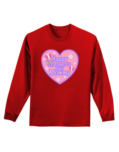 Happy First Mother's Day Mommy - Pink Adult Long Sleeve Dark T-Shirt by TooLoud-TooLoud-Red-Small-Davson Sales