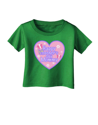 Happy First Mother's Day Mommy - Pink Infant T-Shirt Dark by TooLoud-Infant T-Shirt-TooLoud-Clover-Green-06-Months-Davson Sales