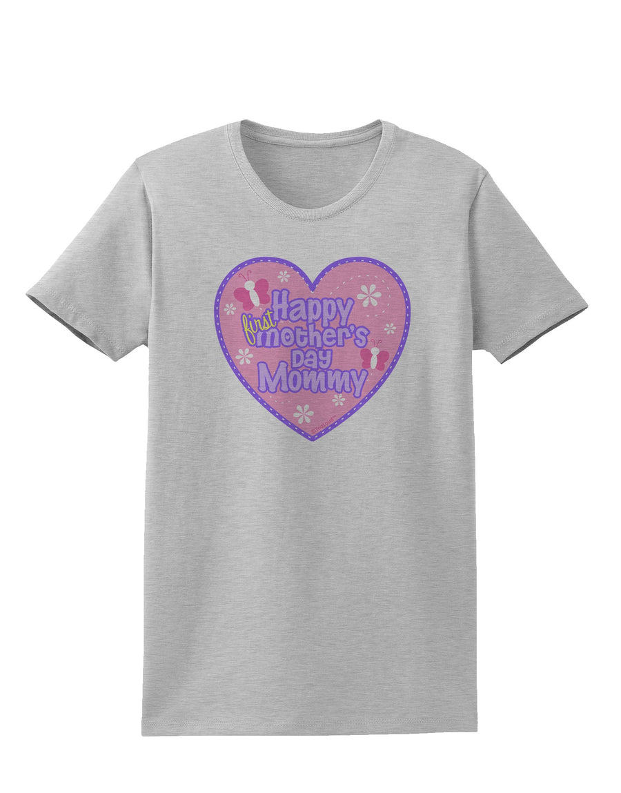 Happy First Mother's Day Mommy - Pink Womens T-Shirt by TooLoud-Womens T-Shirt-TooLoud-White-X-Small-Davson Sales