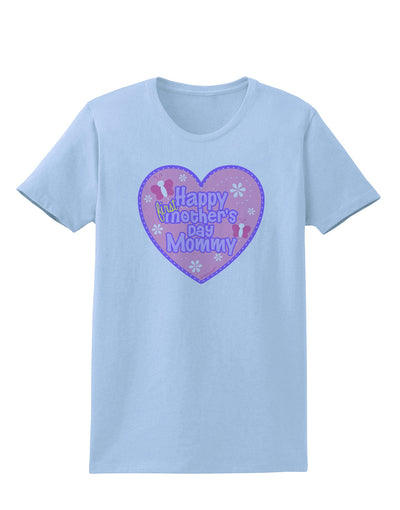 Happy First Mother's Day Mommy - Pink Womens T-Shirt by TooLoud-Womens T-Shirt-TooLoud-Light-Blue-X-Small-Davson Sales