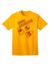 Happy Halloween: Adorable Candy Corn Themed Adult T-Shirt for Festive Celebrations-Mens T-shirts-TooLoud-Gold-Small-Davson Sales