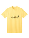 Happy Halloween Crescent Moon and Stars - Premium Adult T-Shirt for Festive Celebrations-Mens T-shirts-TooLoud-Yellow-Small-Davson Sales