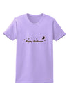 Happy Halloween Crescent Moon and Stars Womens T-Shirt-Womens T-Shirt-TooLoud-Lavender-X-Small-Davson Sales