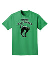 Happy Halloween Cute Black Cat Halloween Adult Dark T-Shirt-Mens T-Shirt-TooLoud-Kelly-Green-Small-Davson Sales