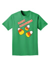 Happy Halloween Cute Candy Corn Adult Dark T-Shirt-Mens T-Shirt-TooLoud-Kelly-Green-Small-Davson Sales