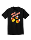 Happy Halloween Cute Candy Corn Adult Dark T-Shirt-Mens T-Shirt-TooLoud-Black-Small-Davson Sales