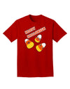 Happy Halloween Cute Candy Corn Adult Dark T-Shirt-Mens T-Shirt-TooLoud-Red-Small-Davson Sales