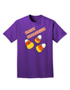 Happy Halloween Cute Candy Corn Adult Dark T-Shirt-Mens T-Shirt-TooLoud-Purple-Small-Davson Sales