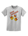 Happy Halloween Cute Candy Corn Childrens T-Shirt-Childrens T-Shirt-TooLoud-AshGray-X-Small-Davson Sales