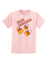 Happy Halloween Cute Candy Corn Childrens T-Shirt-Childrens T-Shirt-TooLoud-PalePink-X-Small-Davson Sales