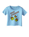 Happy Halloween Cute Candy Corn Infant T-Shirt-Infant T-Shirt-TooLoud-Aquatic-Blue-06-Months-Davson Sales