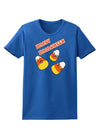 Happy Halloween Cute Candy Corn Womens Dark T-Shirt-TooLoud-Royal-Blue-X-Small-Davson Sales