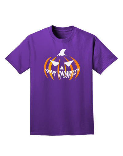 Happy Halloween Jack Adult Dark T-Shirt-Mens T-Shirt-TooLoud-Purple-Small-Davson Sales