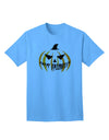 Happy Halloween Jack Adult T-Shirt-Mens T-Shirt-TooLoud-Aquatic-Blue-Small-Davson Sales