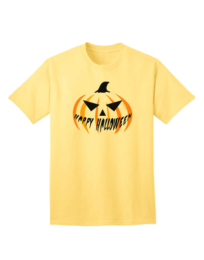 Happy Halloween Jack Adult T-Shirt-Mens T-Shirt-TooLoud-Yellow-Small-Davson Sales