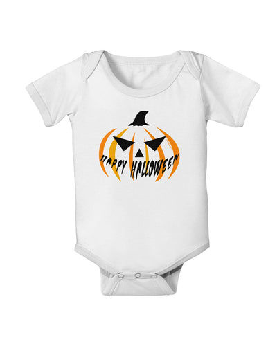 Happy Halloween Jack Baby Romper Bodysuit-Baby Romper-TooLoud-White-06-Months-Davson Sales