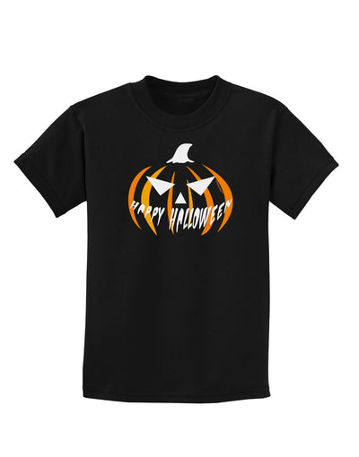 Happy Halloween Jack Childrens Dark T-Shirt-Childrens T-Shirt-TooLoud-Black-X-Small-Davson Sales