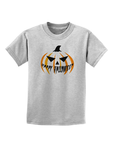 Happy Halloween Jack Childrens T-Shirt-Childrens T-Shirt-TooLoud-AshGray-X-Small-Davson Sales