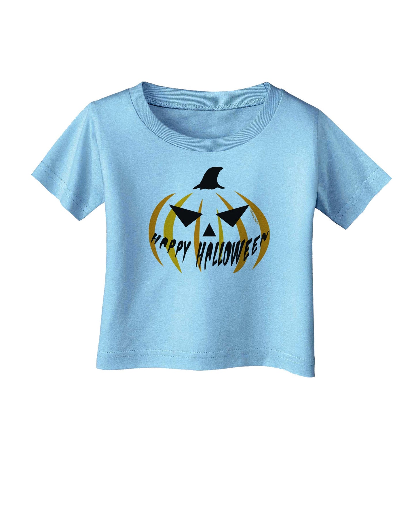 Happy Halloween Jack Infant T-Shirt-Infant T-Shirt-TooLoud-Aquatic-Blue-06-Months-Davson Sales