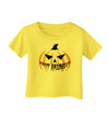 Happy Halloween Jack Infant T-Shirt-Infant T-Shirt-TooLoud-Yellow-06-Months-Davson Sales