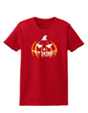 Happy Halloween Jack Womens Dark T-Shirt-TooLoud-Red-X-Small-Davson Sales