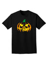 Happy Halloween Jack Yellow Adult Dark T-Shirt-Mens T-Shirt-TooLoud-Black-Small-Davson Sales