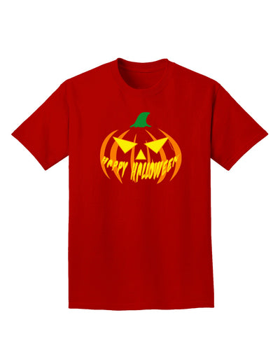 Happy Halloween Jack Yellow Adult Dark T-Shirt-Mens T-Shirt-TooLoud-Red-Small-Davson Sales