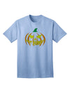 Happy Halloween Jack Yellow Adult T-Shirt-Mens T-Shirt-TooLoud-Light-Blue-Small-Davson Sales