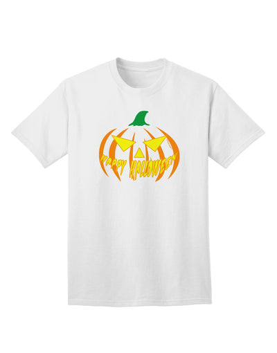 Happy Halloween Jack Yellow Adult T-Shirt-Mens T-Shirt-TooLoud-White-Small-Davson Sales