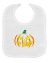 Happy Halloween Jack Yellow Baby Bib