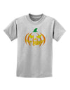 Happy Halloween Jack Yellow Childrens T-Shirt-Childrens T-Shirt-TooLoud-AshGray-X-Small-Davson Sales