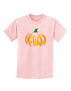 Happy Halloween Jack Yellow Childrens T-Shirt-Childrens T-Shirt-TooLoud-PalePink-X-Small-Davson Sales