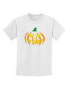 Happy Halloween Jack Yellow Childrens T-Shirt-Childrens T-Shirt-TooLoud-White-X-Small-Davson Sales