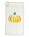 Happy Halloween Jack Yellow Micro Terry Gromet Golf Towel 16 x 25 inch-Golf Towel-TooLoud-White-Davson Sales