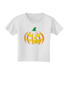 Happy Halloween Jack Yellow Toddler T-Shirt-Toddler T-Shirt-TooLoud-White-2T-Davson Sales