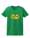 Happy Halloween Jack Yellow Womens Dark T-Shirt-TooLoud-Kelly-Green-X-Small-Davson Sales