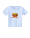 Happy Halloween Jack-o-lantern Toddler T-Shirt-Toddler T-Shirt-TooLoud-Light-Blue-2T-Davson Sales