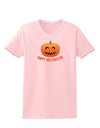 Happy Halloween Jack-o-lantern Womens T-Shirt-Womens T-Shirt-TooLoud-PalePink-X-Small-Davson Sales