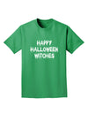 Happy Halloween Witches Adult Dark T-Shirt-Mens T-Shirt-TooLoud-Kelly-Green-Small-Davson Sales