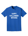 Happy Halloween Witches Adult Dark T-Shirt-Mens T-Shirt-TooLoud-Royal-Blue-Small-Davson Sales