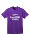 Happy Halloween Witches Adult Dark T-Shirt-Mens T-Shirt-TooLoud-Purple-Small-Davson Sales