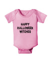 Happy Halloween Witches Baby Romper Bodysuit-Baby Romper-TooLoud-Light-Pink-06-Months-Davson Sales