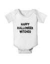 Happy Halloween Witches Baby Romper Bodysuit-Baby Romper-TooLoud-White-06-Months-Davson Sales