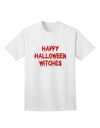 Happy Halloween Witches Blood Red Adult T-Shirt - Premium Quality for Festive Celebrations-Mens T-shirts-TooLoud-White-Small-Davson Sales