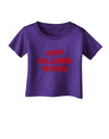 Happy Halloween Witches Blood Red Infant T-Shirt Dark-Infant T-Shirt-TooLoud-Purple-06-Months-Davson Sales