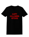 Happy Halloween Witches Blood Red Womens Dark T-Shirt-TooLoud-Black-X-Small-Davson Sales