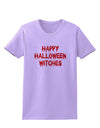 Happy Halloween Witches Blood Red Womens T-Shirt-Womens T-Shirt-TooLoud-Lavender-X-Small-Davson Sales