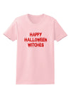 Happy Halloween Witches Blood Red Womens T-Shirt-Womens T-Shirt-TooLoud-PalePink-X-Small-Davson Sales