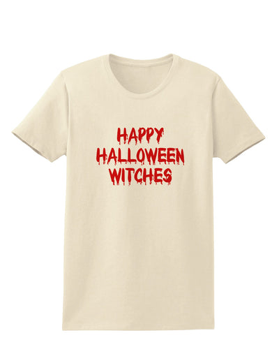 Happy Halloween Witches Blood Red Womens T-Shirt-Womens T-Shirt-TooLoud-Natural-X-Small-Davson Sales