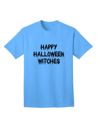 Happy Halloween Witches - Premium Adult T-Shirt for Festive Celebrations-Mens T-shirts-TooLoud-Aquatic-Blue-Small-Davson Sales